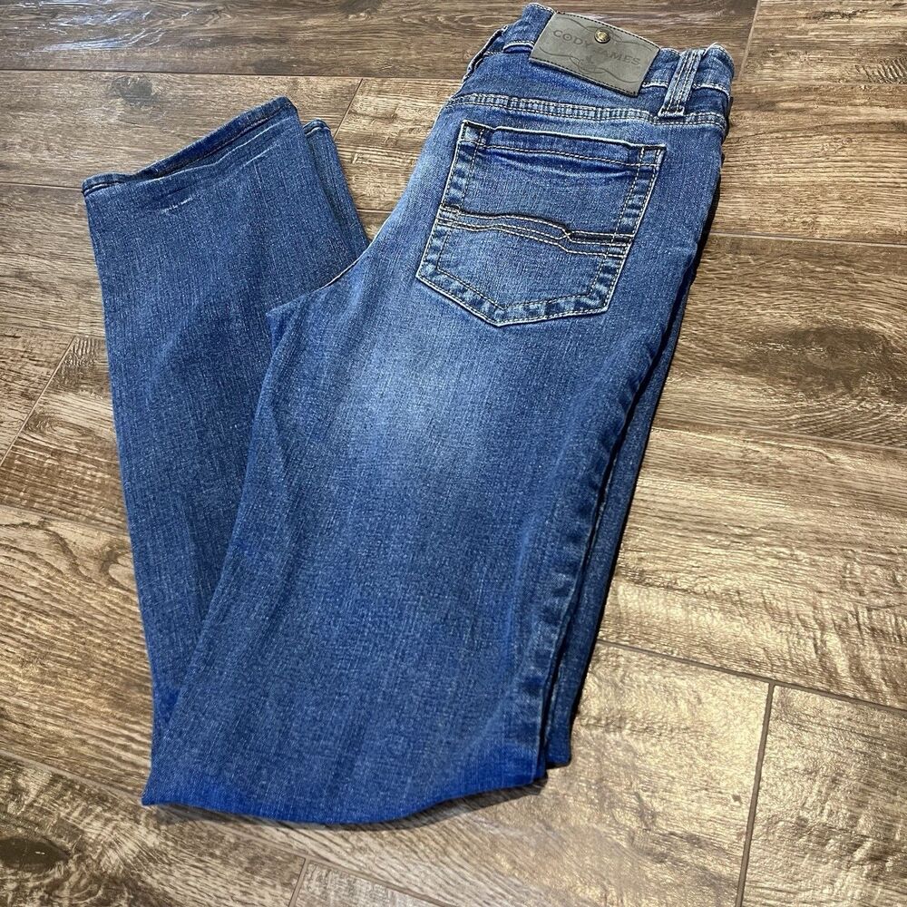 Cody James Jeans Men’s 30x34 Straight Leg Blue Medium Dark Wash Western Cowboy